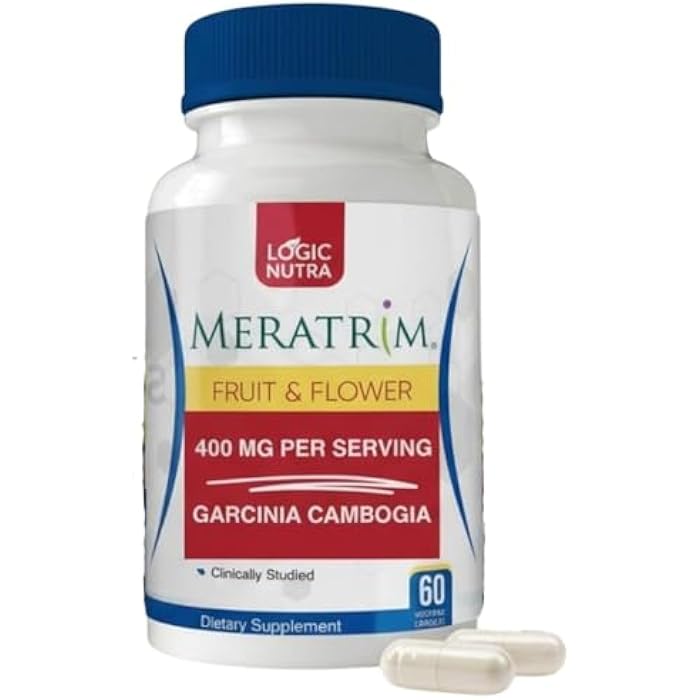 Logic Nutra Meratrim Proprietary Blend 400 mg - Garcinia Mangostana (Fruit Rind) Extract - Stimulant Free - 60 Vegetable Capsules - Image 1