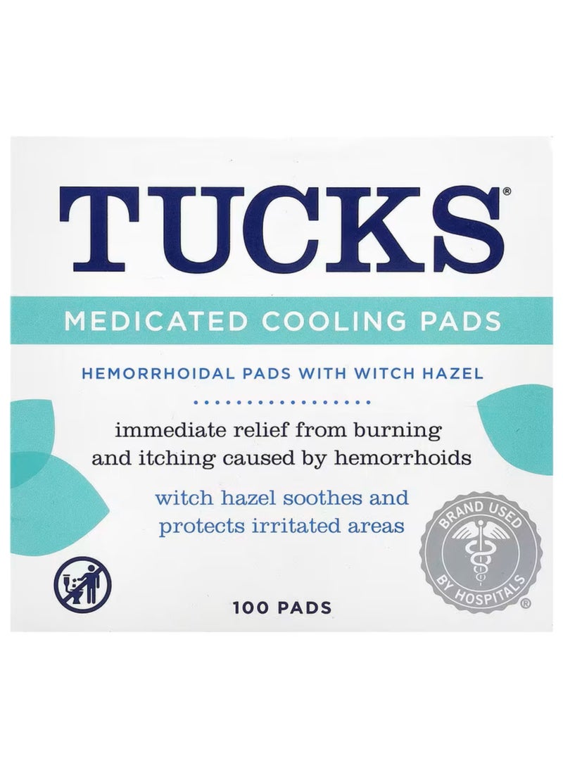 Tucks Medicated Cooling Pads, 100 Pads - Image 1