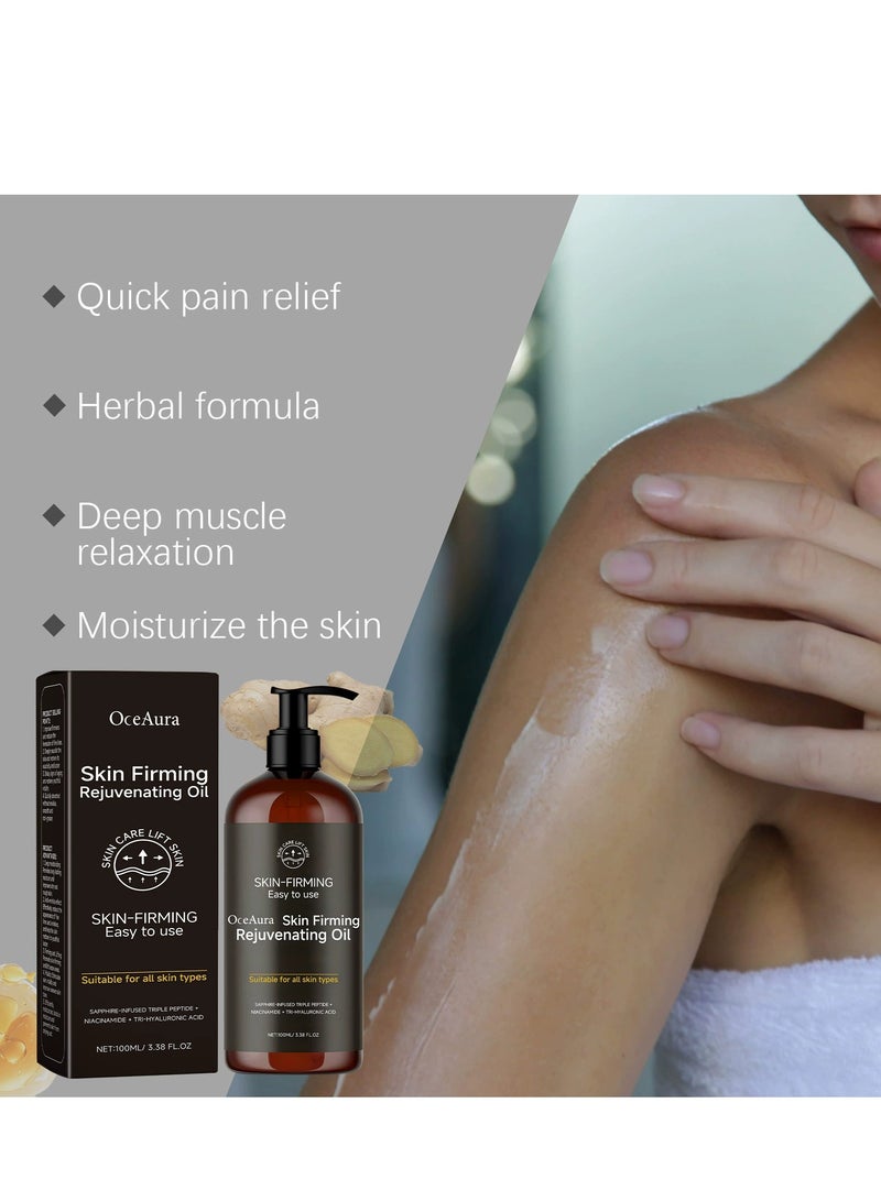  اوساورا زيت تجديد البشرة لشد البشرة ، زيت الجسم بالنياسيناميد ، حمض الهيالورونيك وزبدة الشيا ، ترطيب عميق ، تقليل الخطوط الدقيقة ، جميع أنواع البشرة (100 مل) - Image 2