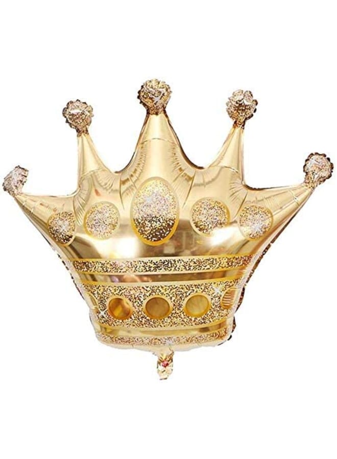 Party Time 1Pc Happy Birthday Gold Foil Balloons Sweet Fruit Crown Party Decoration Balloon Holiday Aluminum Inflatable Foil Ball Kids Toy - Image 1