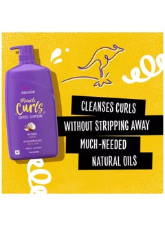 Aussie Aussie Miracle Shampoo for Curly Hair with Coconut Oil and Jojoba Oil - 900 ml  - Image 2