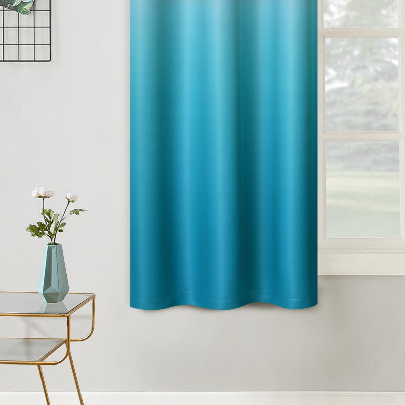 COSVIYA Blackout Curtains & Drapes Ombre Purple Curtains 45 inch Length 2 Panels Room Darkening Light Blocking Grommet Gradient Insulated Thermal Window Curtains for Bedroom/Living Room 52x45 inches - Image 5