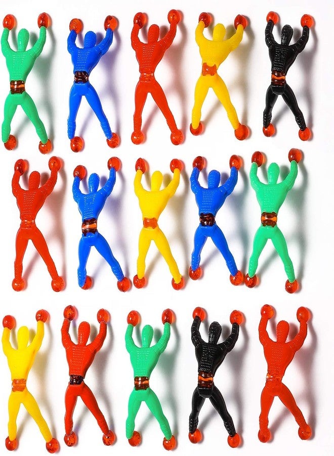 Elvana Sticky Wall Climbing Toys Pack of 5 | Rolling Man Climber Toy | Fun Reusable Sticky Action Figures for Kids | Multicolor Children Gift Toy Set - Image 2