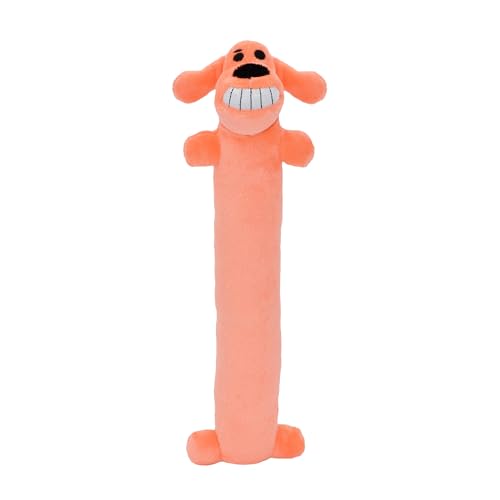 Multipet Original Loofa Dog Plush Toy - Squeaky Toy for All Dogs - Extra Soft Plush - Stuffed Animal Dog Toys for Playing - Cute Dog Pet Toy (1 Count, 12”, Random Color Surprise) - Image 1
