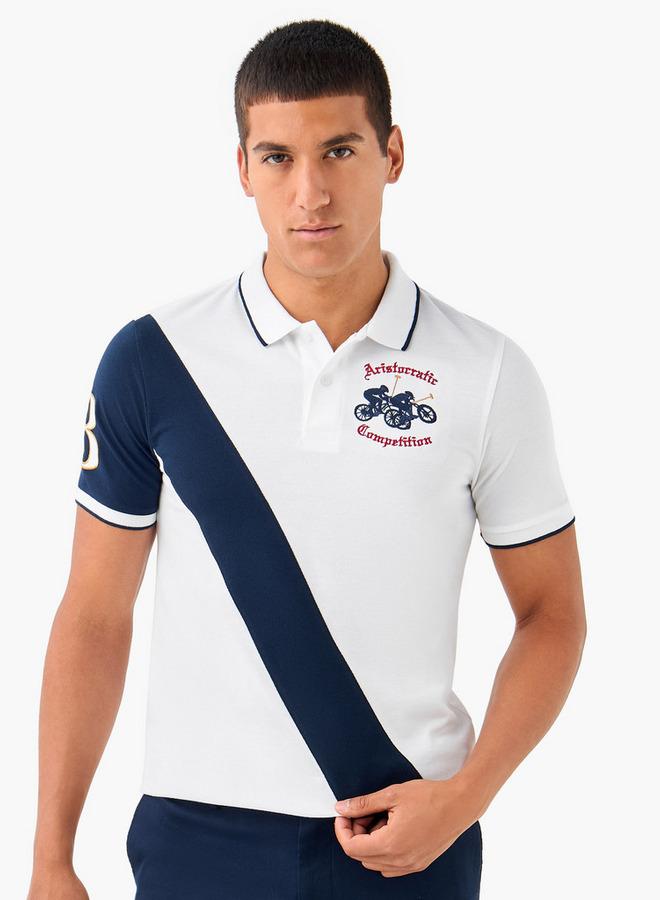 سبلاش فيڤ تيشيرت بولو مطرز - Image 1