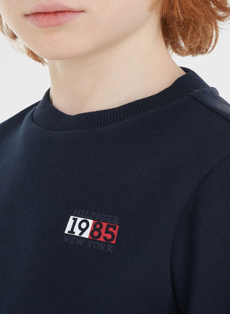 TOMMY HILFIGER Kids Monogram Sweatshirt