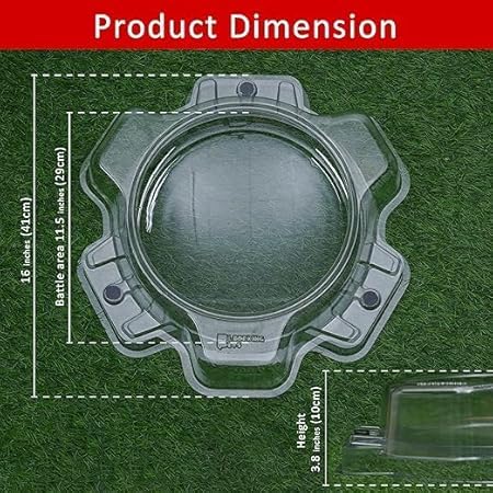 Bladeking Beys Beystadium -New Unbreakable Transparent Material Suitable for Metal-Fusion, Dynamite Battle and burstultimate Blades with larges Battle - Image 2