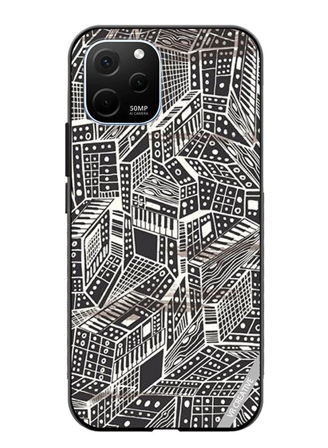 VR CREATIVE Protective Case Cover For Huawei Enjoy 50z Layer Design Multicolour - Image 1