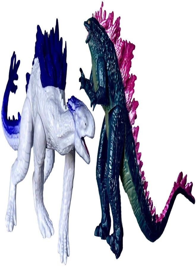 TwCare Set of 10 Godzilla x Kong: The New Empire, Dinosaur Dragon Toys Action Figures, Evolved Basic Exquisite Battle Roar B.E.A.S.T. Glove Shimo Frost Bite Mecha King Ghidorah Cake Toppers Pack - Image 5