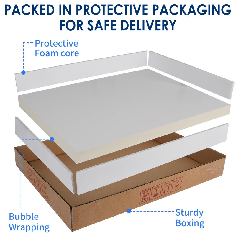 Navy Penguin Heavy-Duty Cardboard Sheets 8.5 x 11 in - 1000 gsm (1.5mm Thick) - Acid Free, 20 Sheets of Card Board for Binding Covers, Book Boards, Backing and Crafts - Sturdy Alternative to Rigid Chipboard Sheets - Image 5