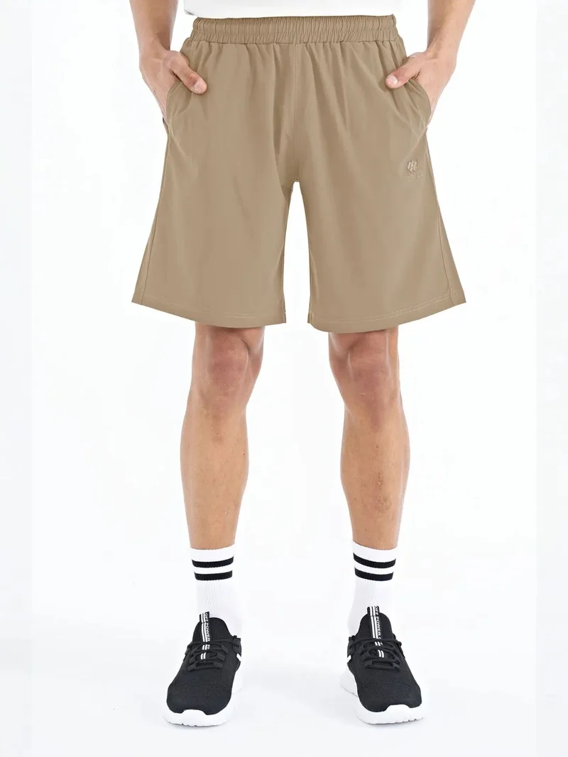 TOMMYLIFE TOMMY Men's Regular-fit Wide-leg Shorts