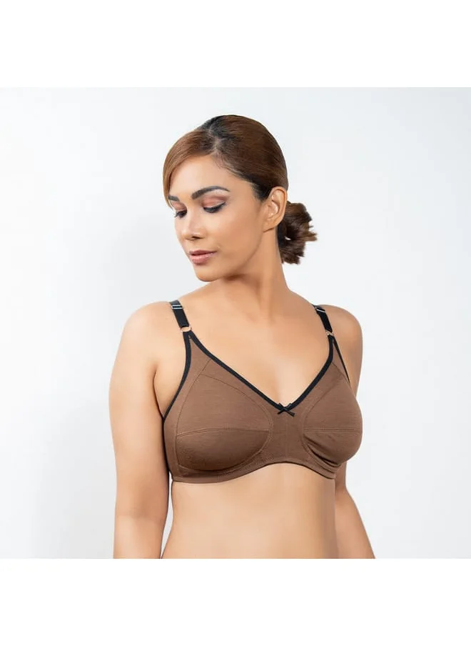 Aadaraya Set of 3 - Aadaraya Assorted A-frame Bra with Hook and Eye Closure