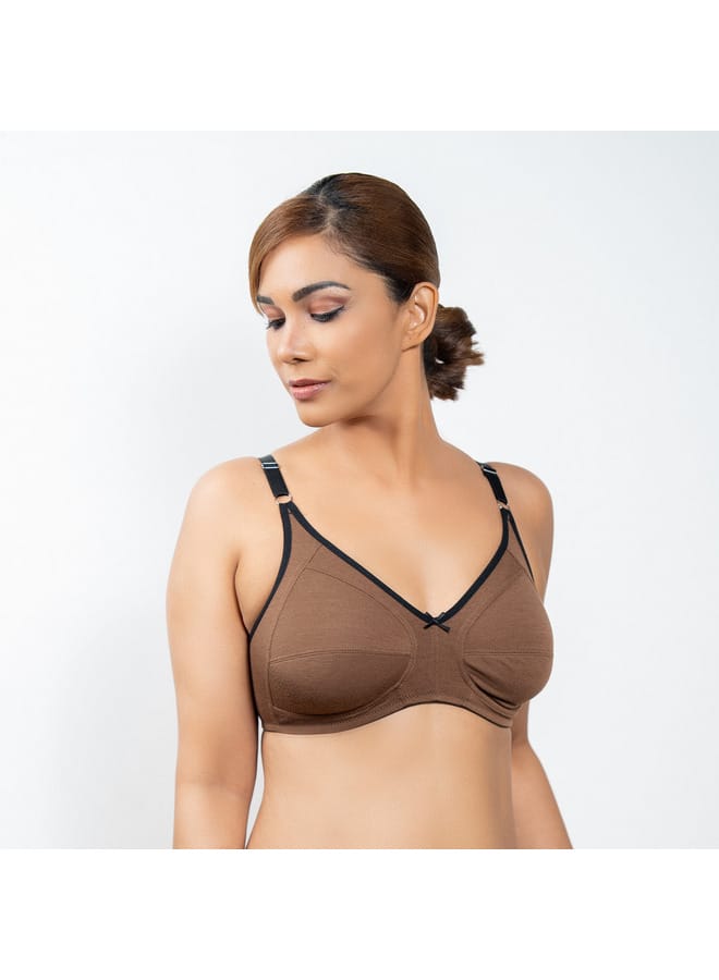 Aadaraya Set of 3 - Aadaraya Assorted A-frame Bra with Hook and Eye Closure - Image 1