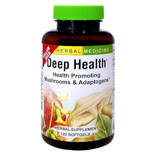 HERBS ETC. Herbs Etc Deep Health Daily Use Adaptogen Supplement Aids Immune Health Energy with Reishi Mushroom 120 Softgels 120 Servings - Image 2