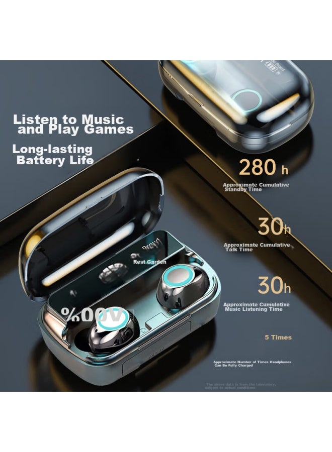 WITGOER Zhiguozhe Bluetooth Earphones Air, Shocking High-quality Sound, Ultra-long Battery Life, In-ear True Wireless, Noise-cancelling, Sports, Hifi Sound Effect, Suitable For Huawei, Apple, Sony - Image 1