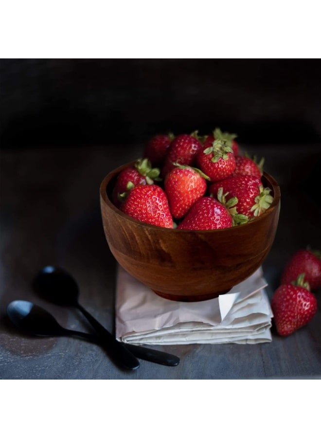 BLACKSTONE Wooden Small Bowl For Nuts Candy Appetizer Snacks Olive and Salsa 12cm x 7cm - Image 5