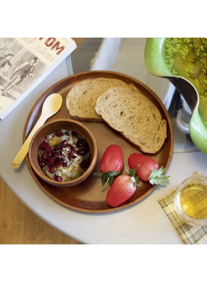 BLACKSTONE Wooden Small Bowl For Nuts Candy Appetizer Snacks Olive and Salsa 12cm x 7cm - Image 4