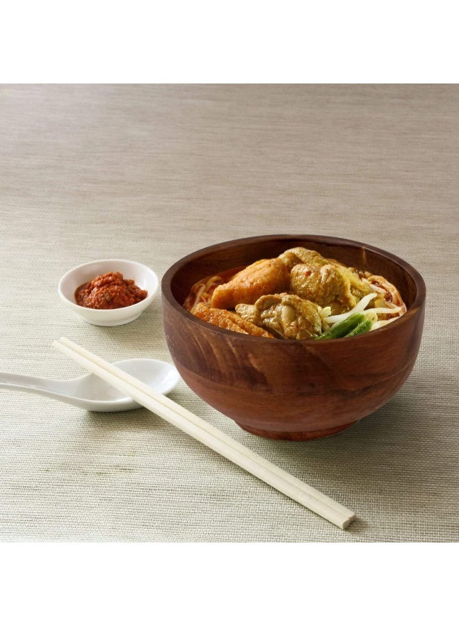 BLACKSTONE Wooden Small Bowl For Nuts Candy Appetizer Snacks Olive and Salsa 12cm x 7cm - Image 2