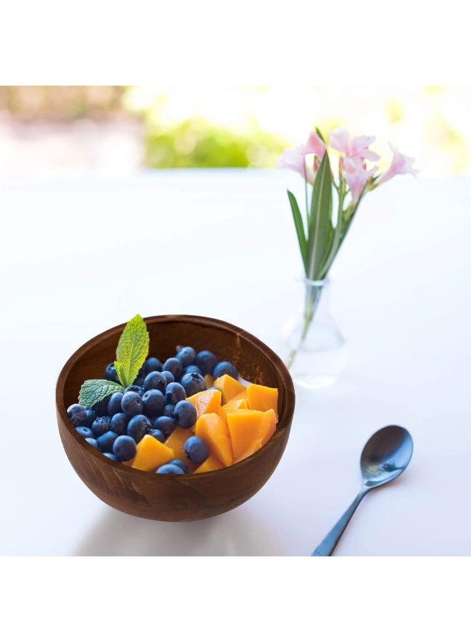 BLACKSTONE Wooden Small Bowl For Nuts Candy Appetizer Snacks Olive and Salsa 12cm x 7cm - Image 3