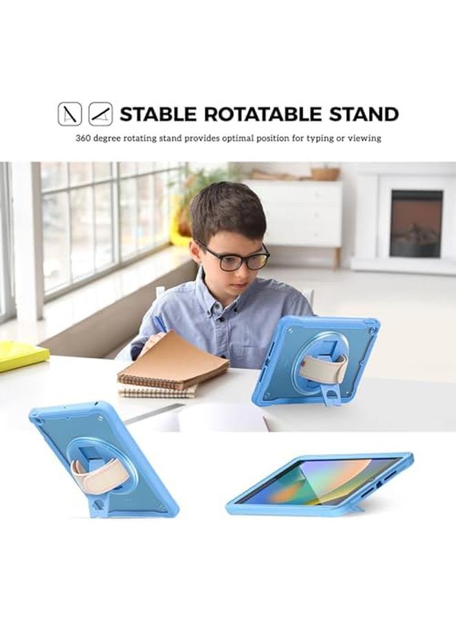 Procases Compatible For Ipad 10.2 Case Ipad 9Th 8Th 7Th Generation 2021 2020 2019 Case Heavy Duty Shockproof Rugged Case 360 Degree Rotatable Kickstand Protective Cover Case –Blue - Image 4