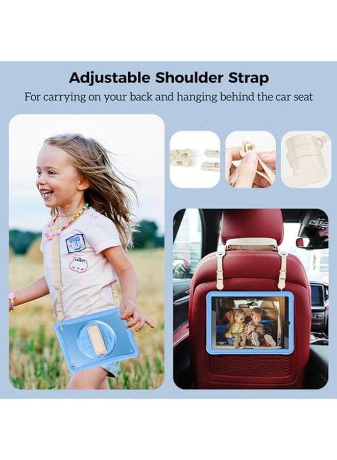 Procases Compatible For Ipad 10.2 Case Ipad 9Th 8Th 7Th Generation 2021 2020 2019 Case Heavy Duty Shockproof Rugged Case 360 Degree Rotatable Kickstand Protective Cover Case –Blue - Image 5