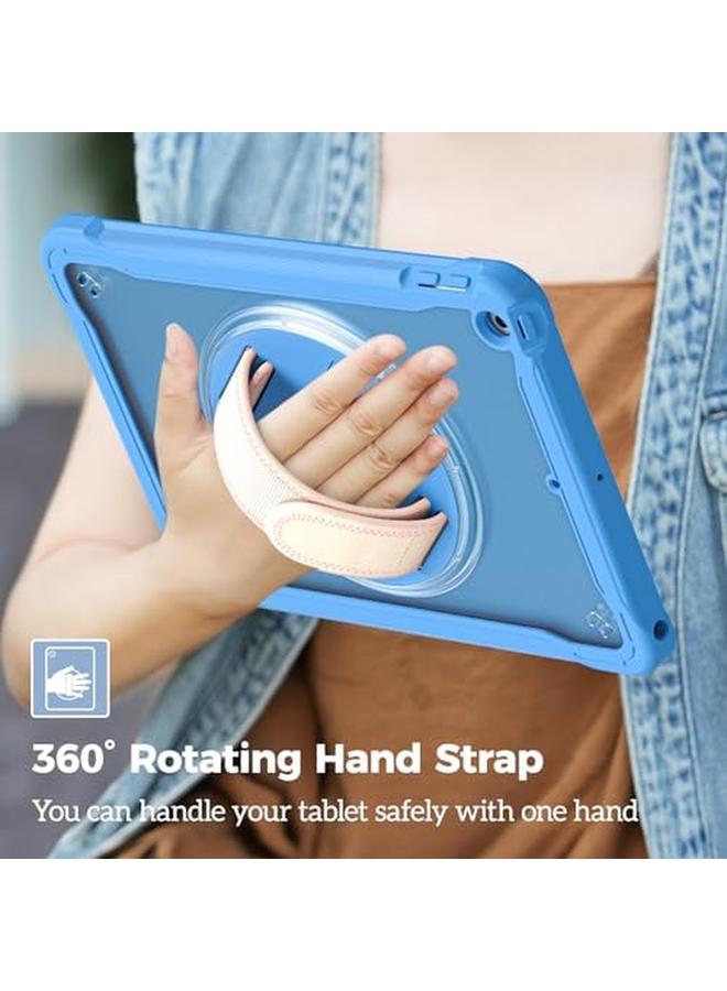 Procases Compatible For Ipad 10.2 Case Ipad 9Th 8Th 7Th Generation 2021 2020 2019 Case Heavy Duty Shockproof Rugged Case 360 Degree Rotatable Kickstand Protective Cover Case –Blue - Image 3