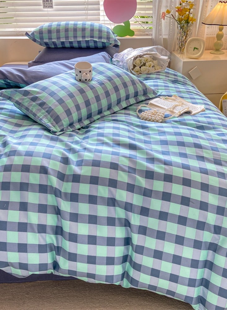 Sharpdo 4-Piece Set Bedding Modal Quilt Cover Set with 1 Quilt Cover 1 Sheet and 2 Pillowcases 2m Bed (200 * 230cm) - Image 4