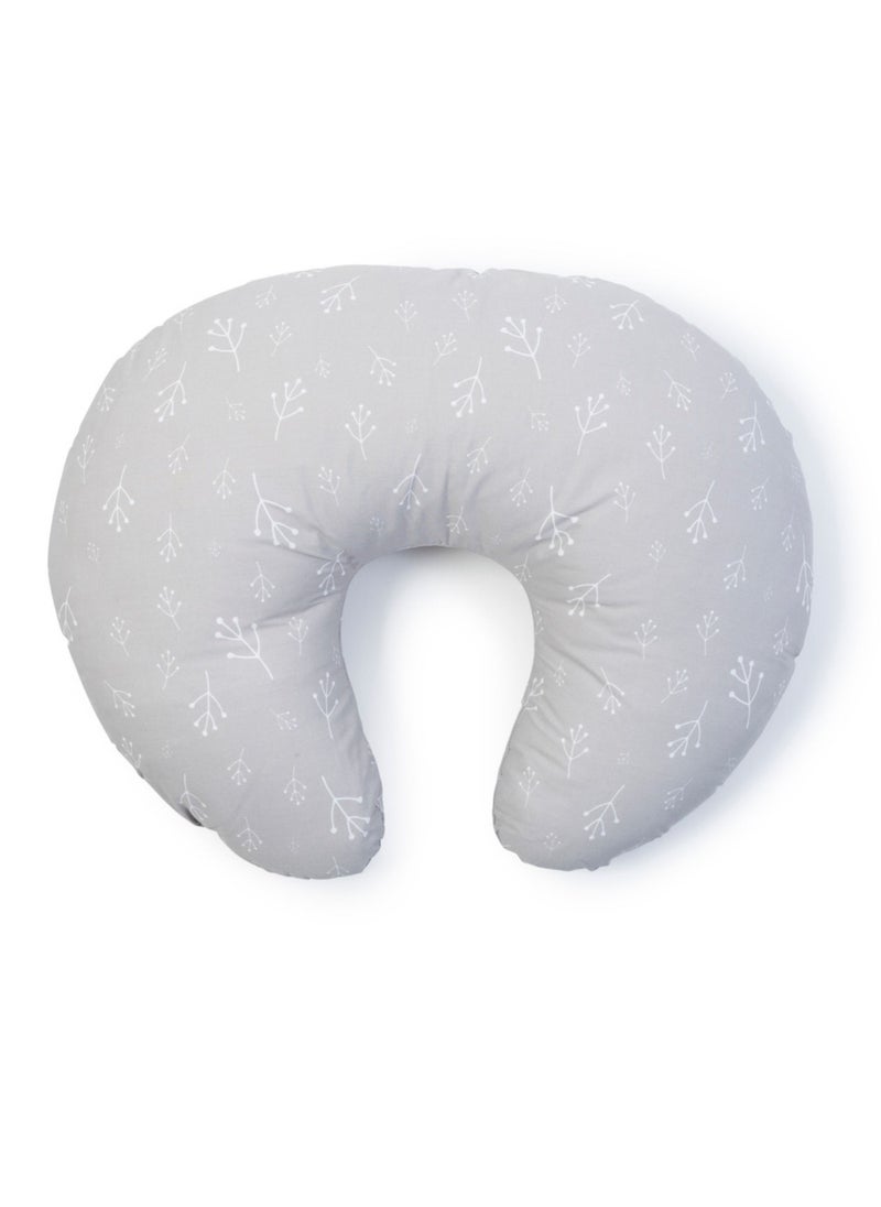 Dreamgenii - Dreamgenii Nursing Breastfeeding Pillow - Grey Floral - Image 1