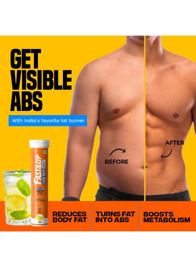 FAST&UP L-Carnitine Lean Body Helps Convert Fat into Energy 2000 mg Carnipure TM L-Carnitine Pack of 40 - Image 5