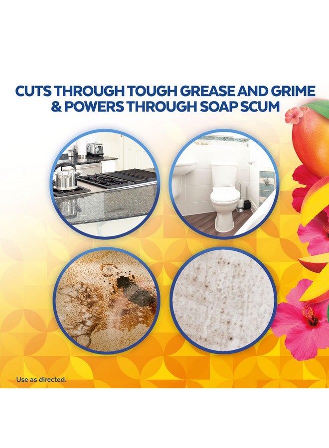 Lysol منظف متعدد الأسطح LYSOL باور كلين، مركز 2x، مانجو وهابسكس، 28 أونصة سائلة - Image 4