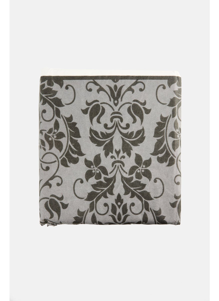 Bebe Home 4 Pieces Floral Pattern Soft And Rich Flat Sheet With Pillow Case Set, Multicolor  - Image 2