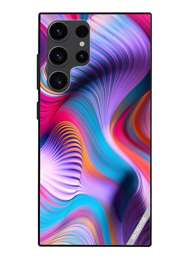 VR CREATIVE Protective Case Cover For Samsung Galaxy S24 Ultra Modern Abstract Design Multicolour - Image 1