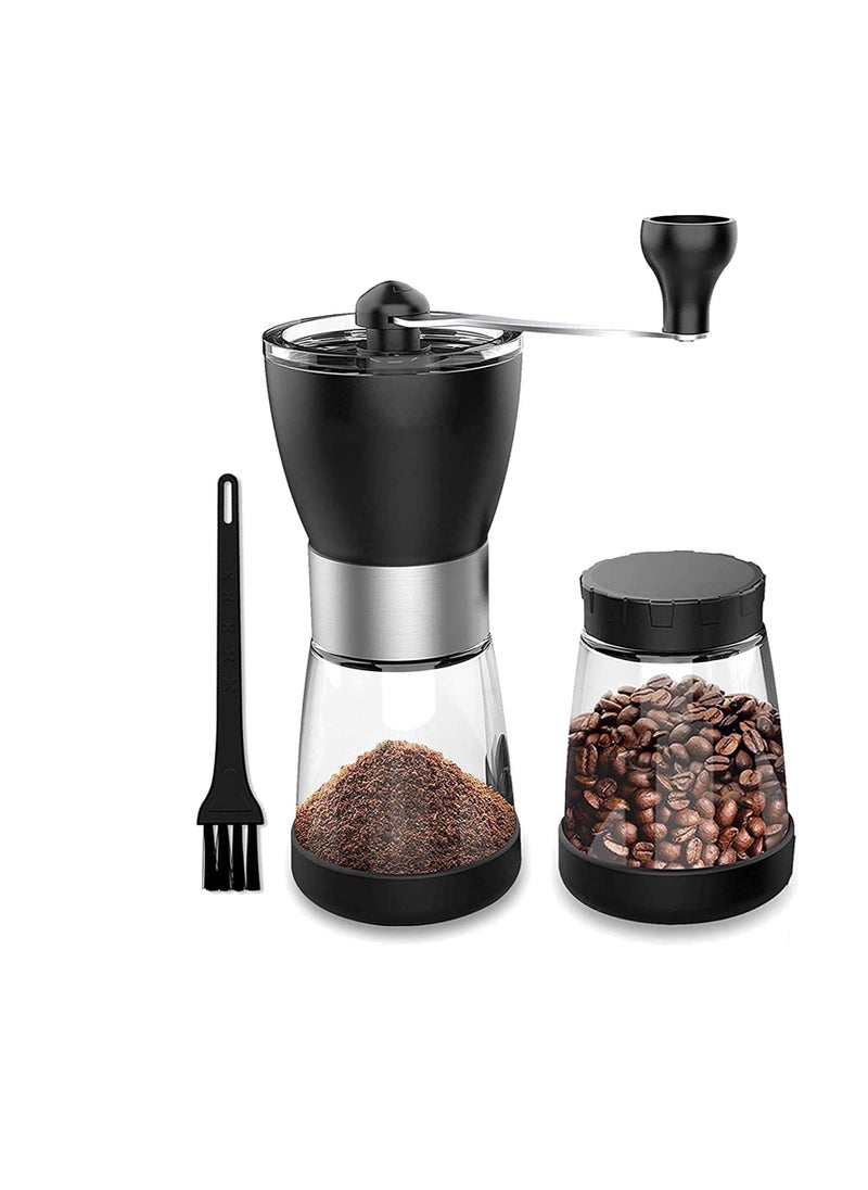 DMG TECH DMG Manual Coffee Grinder, Thickness Adjustable Coffee Grinder, with Double Bearing and Ceramic Grinding Core Burr Grinder, Made of Stainless Steel Coffee Grinder, for Travel or Camping  - Image 1