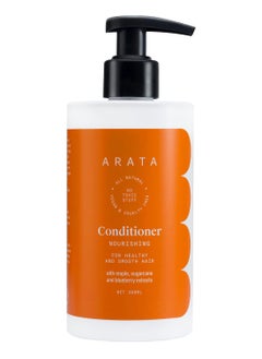 ARATA Arata Paraben & Silicon Free Hair Conditioner | Healthy & Smooth Hair | With Maple, Sugarcane & Blueberry Extracts | Vegan & Cruelty-Free | For Women & Men | 300ML  - Image 1