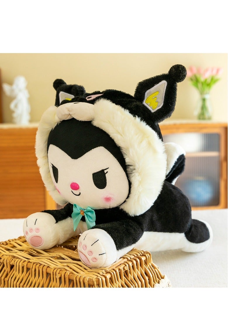 40cm Cartoon Sanrio Kuromi pillow plush doll toy skin-friendly soft doll adult and child birthday gift - Image 1