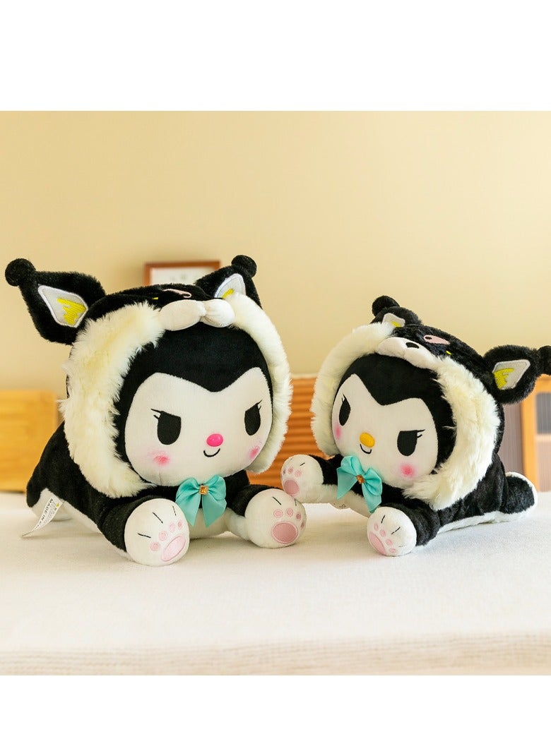 40cm Cartoon Sanrio Kuromi pillow plush doll toy skin-friendly soft doll adult and child birthday gift - Image 2
