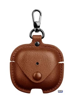 TIGER PU Leather Case Compatible with AirPods 4 2024 – Anti-Scratch Protective Cover with Keyring for AirPods 4, Premium Leather Case for AirPods 4 2024  - Image 1