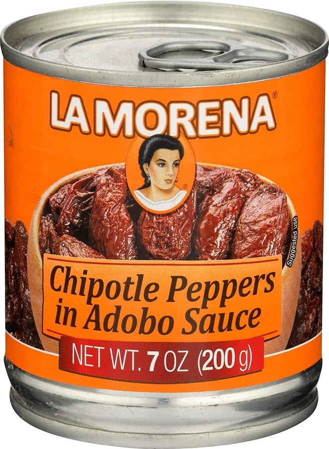 La Morena Chipotle Peppers in Adobo Sauce (6 Pack, Total of 42oz) - Image 2