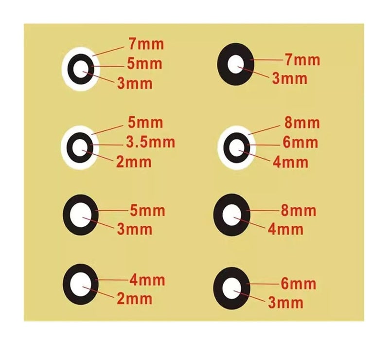 Matte 10000 Dots 3D Scanner Sticker Positioning Mark Handheld Marking Points Targets for Easier Scanning Accurate Tracking Dots(4 * 6 * 8mm) - Image 2