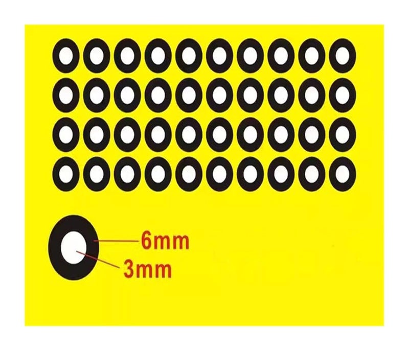 Matte 10000 Dots 3D Scanner Sticker Positioning Mark Handheld Marking Points Targets for Easier Scanning Accurate Tracking Dots(4 * 6 * 8mm) - Image 3