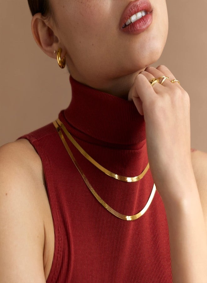 بافوا قلادة PAVOI الإيطالية المصنوعة من الفضة الإسترليني عيار 925 والمطلية بالذهب عيار 22 قيراطًا، قلادة متعرجة بقطع الماس الإيطالي مقاس 4.5 مم للنساء والرجال، صنع في إيطاليا (16، ذهب أصفر) - Image 5