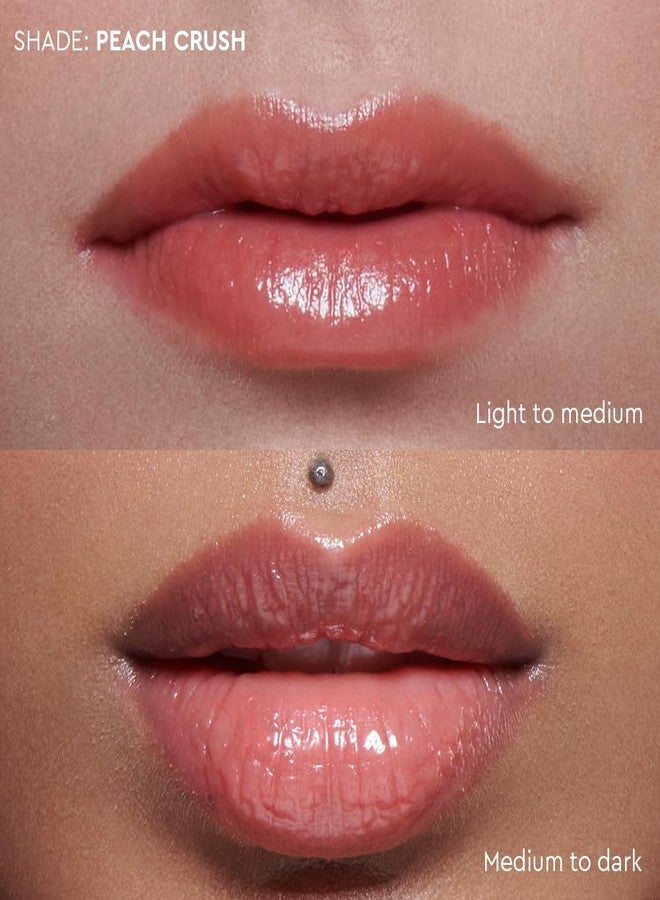 Kiro Hydra Bomb Plumping Lip Gloss - Peach Crush, 5g | Nourishing, Moisture-Locking Formula | Infused with Murumuru, Mango, Cupuacu, Cocoa & Shea Butters | Glossy Shine & Hydration - Image 4