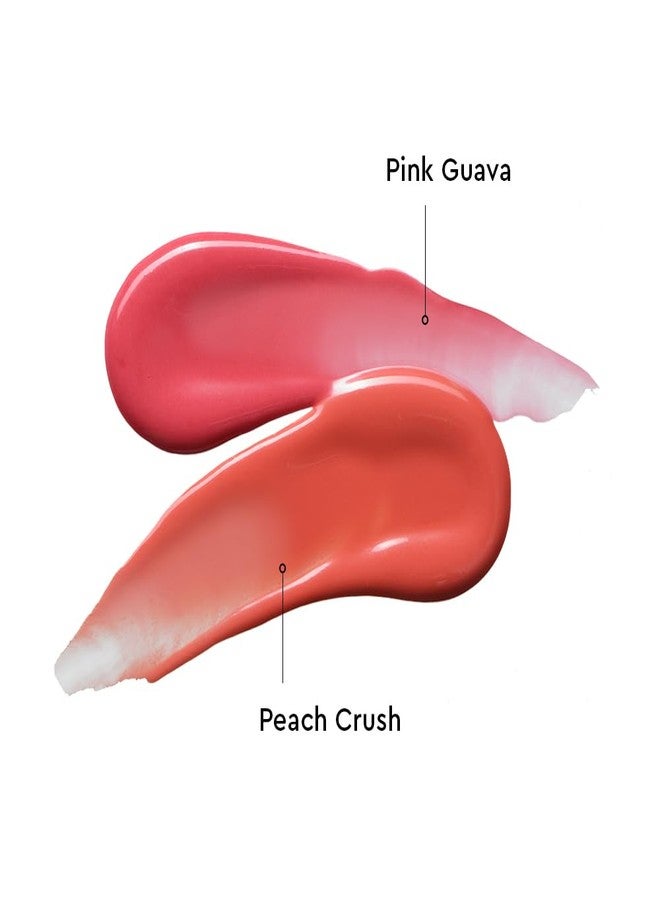 Kiro Hydra Bomb Plumping Lip Gloss - Peach Crush, 5g | Nourishing, Moisture-Locking Formula | Infused with Murumuru, Mango, Cupuacu, Cocoa & Shea Butters | Glossy Shine & Hydration - Image 2