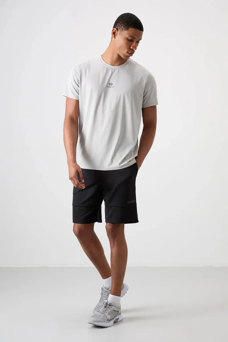 تومي لايف TOMMY Men's Solid Sweat Shorts