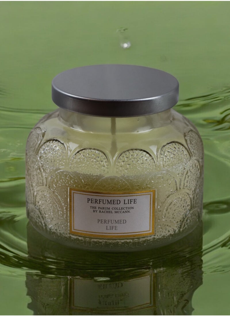 Generic " An aromatic candle with a distinctive lotus scent and a and a stunning appearance"  - Image 2