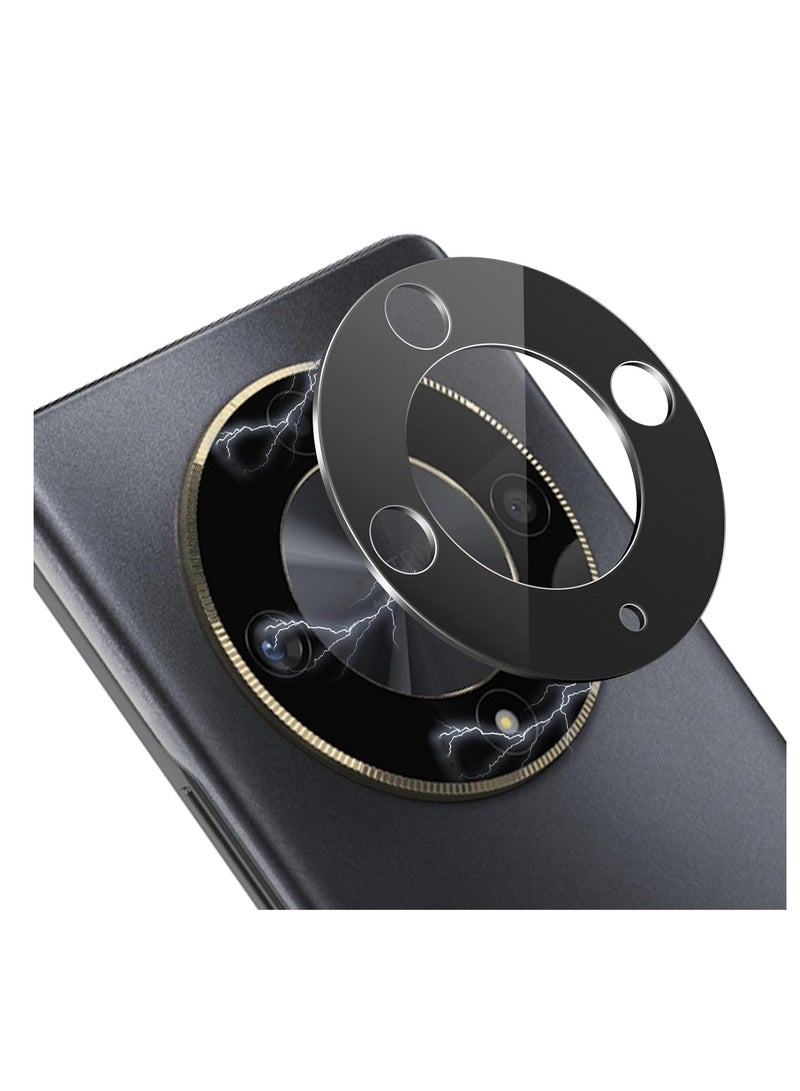 Honor X9b | Honor Magic 6 Lite | X50 Camera Lens Protector Tempered Glass Screen Protector HD [Full Coverage][Anti-Scratch] Drop Protection Ultra Clear/Thin Lens Protector Case - Black - Image 1