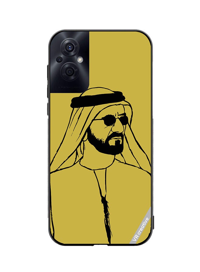 VR CREATIVE Protective Case Cover For Oppo Reno8 Z Sheikh Mohammed Bin Rashid Al Maktoum Design Multicolour - Image 1