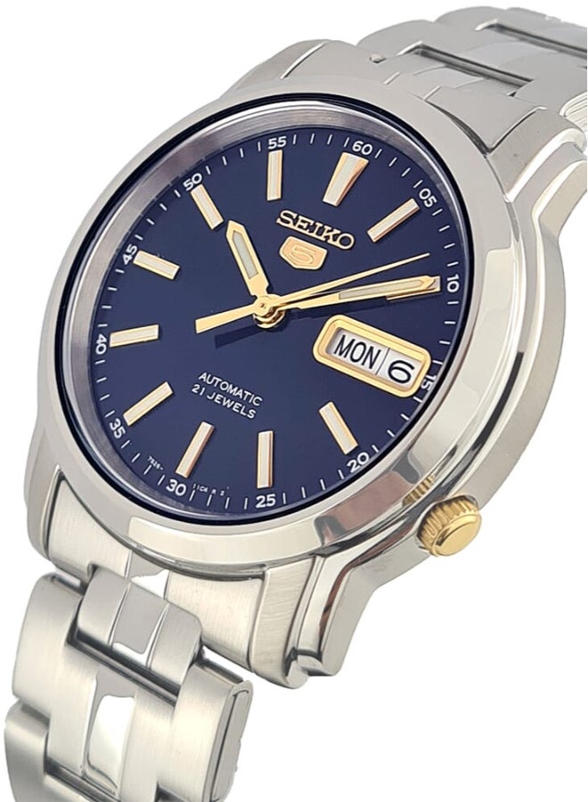 Seiko Classic 21 Jewels 38 mm Stainless Steel Watch for Men SNKL79K1 - Image 2
