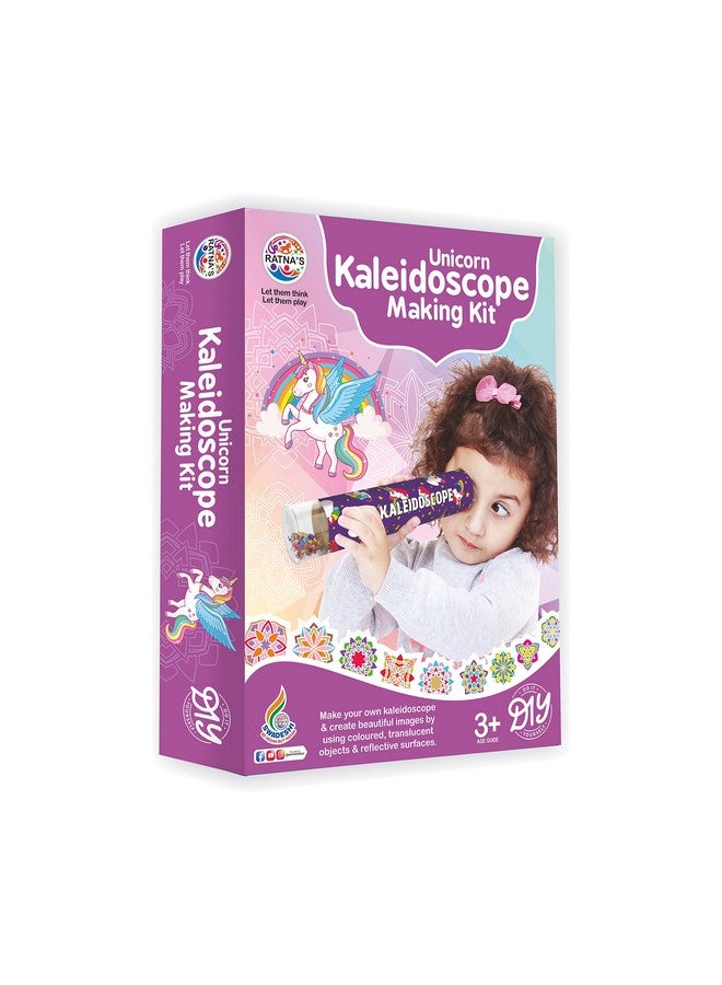 راتاناز مجموعة صنع منظار أحادي القرن من راتنا، اصنعها بنفسك، لإنشاء أنماط جميلة، وهدايا عيد ميلاد تعليمية ممتعة للأطفال من سن 3 سنوات فما فوق - Image 1