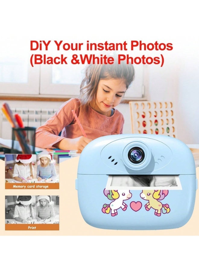Kids Instant Print Camera | Instant Print Camera for Kids | Kids Camera with Instant Print | Kids Digital Print Camera | Kids Instant Camera | Instant Photo Camera for Kids | Kids Camera with Thermal Printer | Kids Thermal Print Camera | Inkless Kids Print Camera | Digital Camera for Kids with Printer | Kids Selfie Print Camera | Dual Lens Kids Camera | 12MP Kids Camera | 1080P HD Kids Camera | Kids Photo & Video Camera | Educational Camera for Kids | Creative Camera for Kids | Kids Drawing & Coloring Camera | Kids Camera with 3 Thermal Paper Rolls | Thermal Instant Print Camera for Kids - Image 1